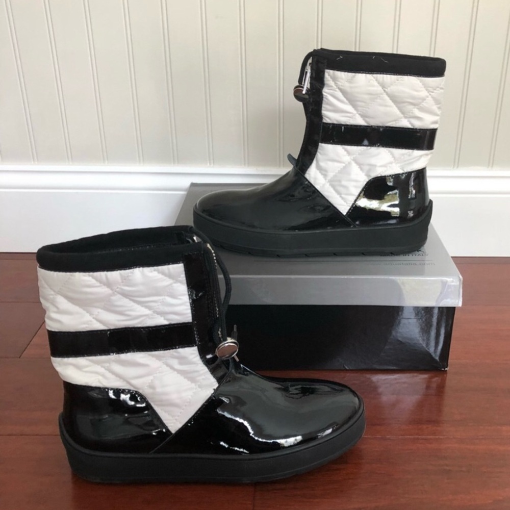 Aquatalia Italian Rain Boots US 8 LIKE NEW fit like between sizes 7.5 - 8 Women - Picture 2 of 15